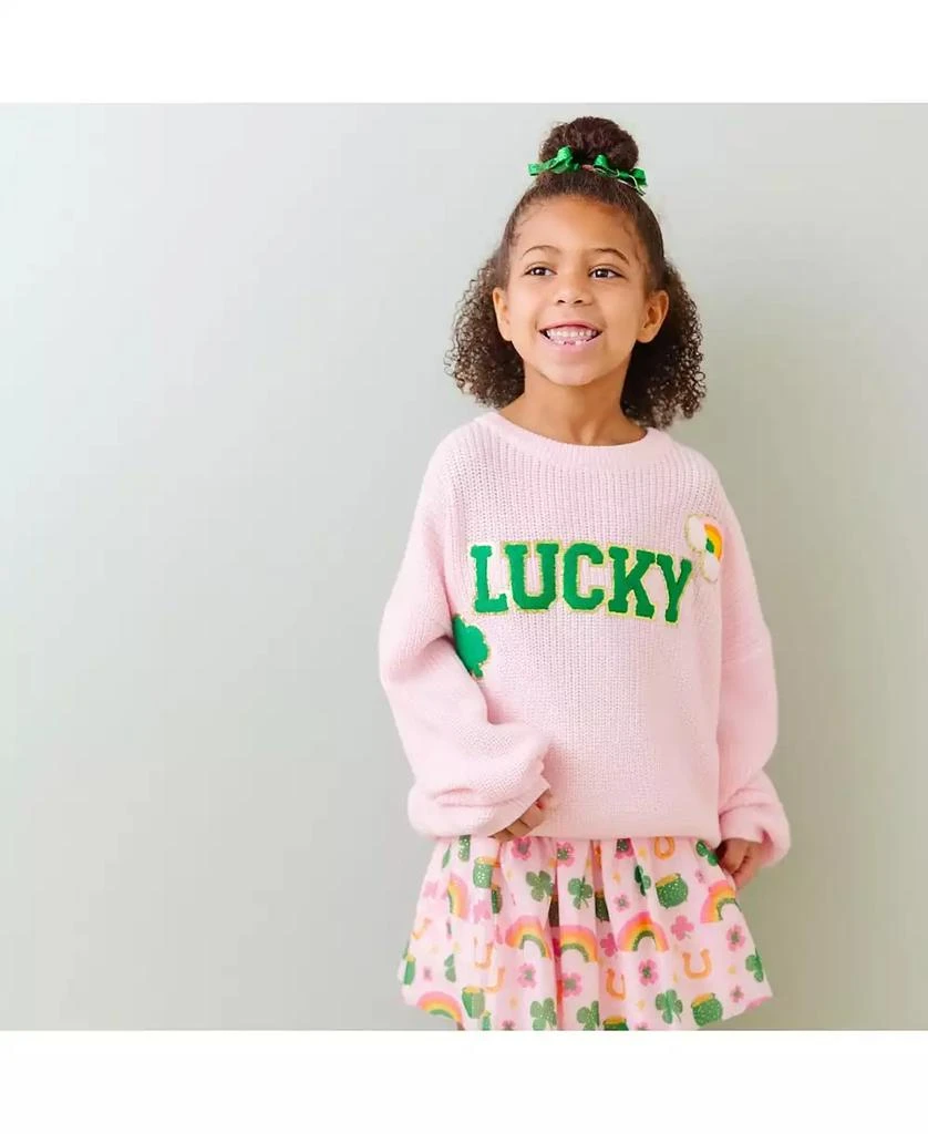 Sweet Wink Baby Girls Lucky Patch St. Patrick
s Day Knit Sweater 3