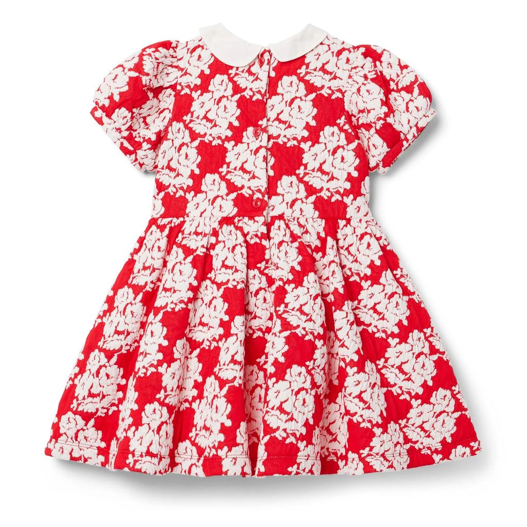 Janie and Jack Jaquard Collared Dress (Toddler/Little Kids/Big Kids) 2