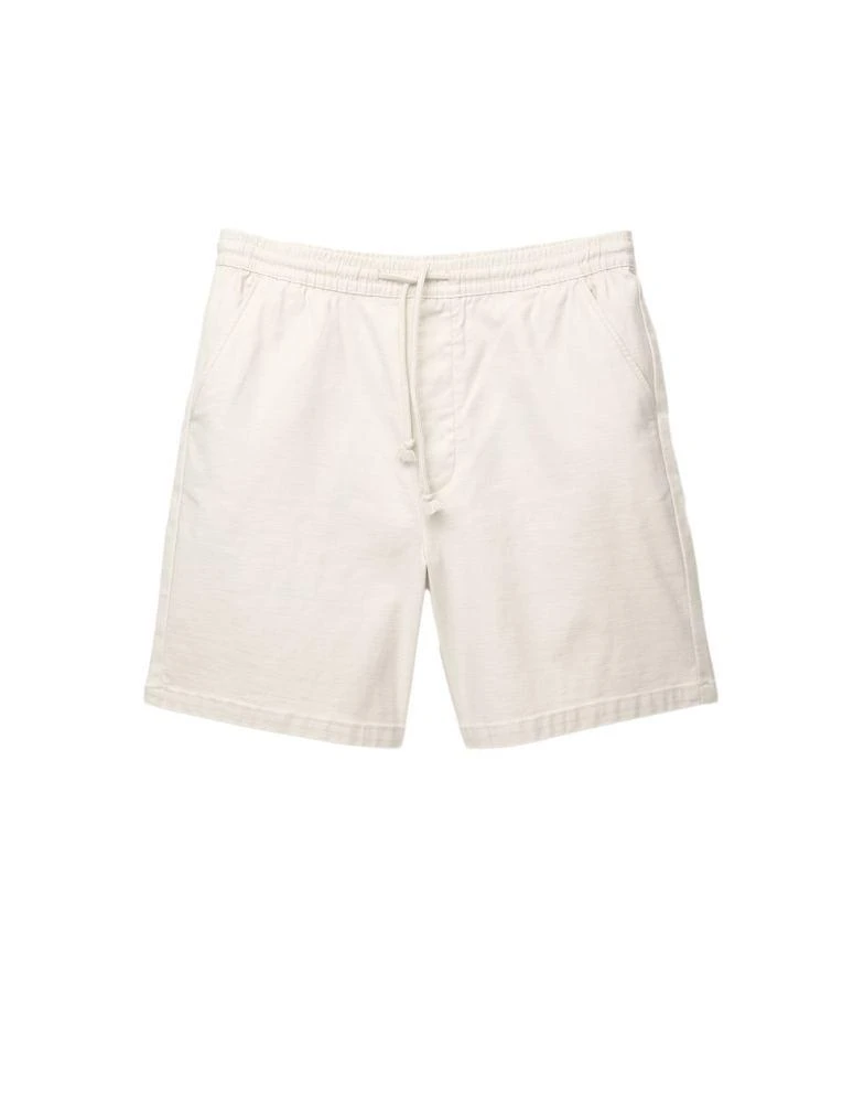 Pull&Bear Pull&Bear bermuda shorts with drawstrings in sand 4