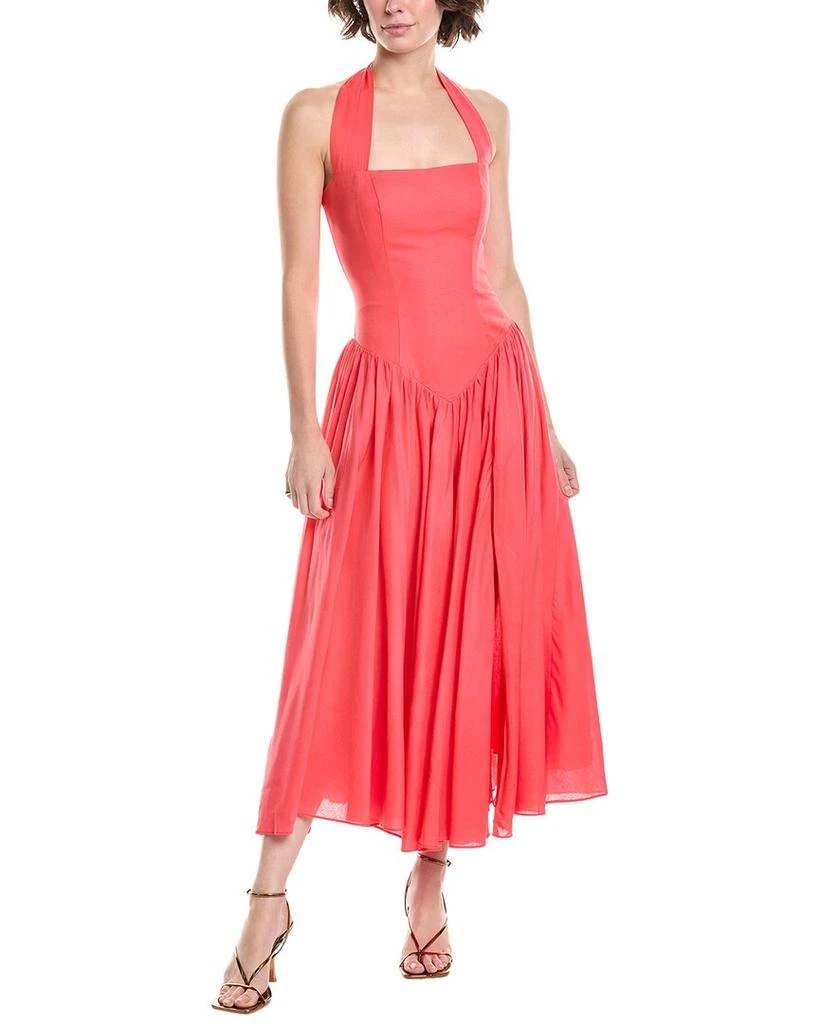 Marabella Halter Linen-Blend Maxi Dress  On Sale Now with Up to 46% Off |  Discover Exclusive Deals & Savings at BeyondStyle  Authentic Bardot women|clothing|dresses  with Limited-Time Discounts, Free Shipping, and