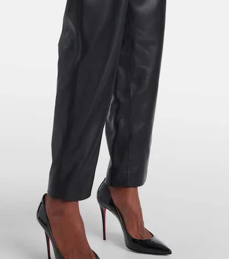Balmain High-rise tapered pants 5