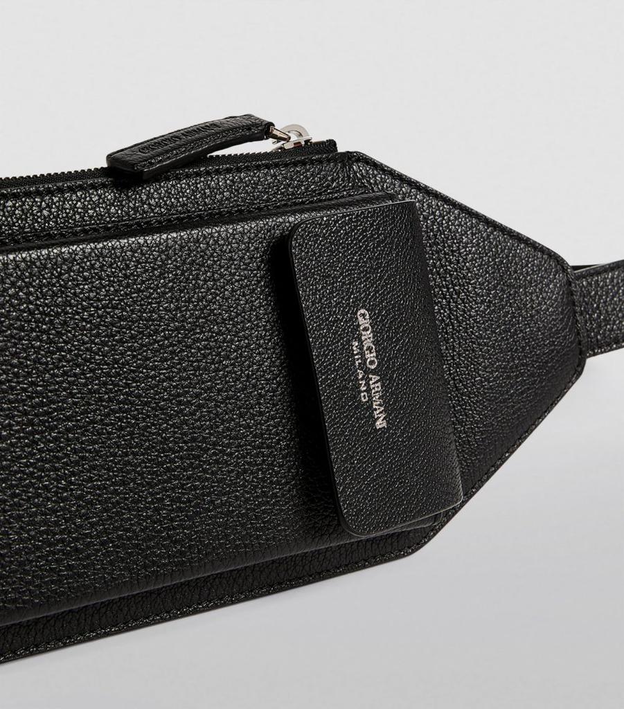 Giorgio Armani Leather Cross Body Bag Men s Bags BeyondStyle