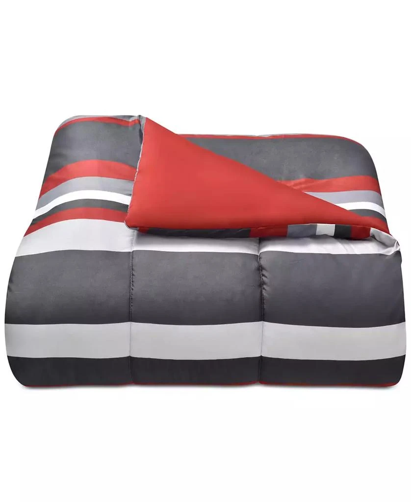 Fairfield Square Collection Austin Stripe/Solid Reversible 8 Pc. Comforter Set, Exclusively at Macy’s 6