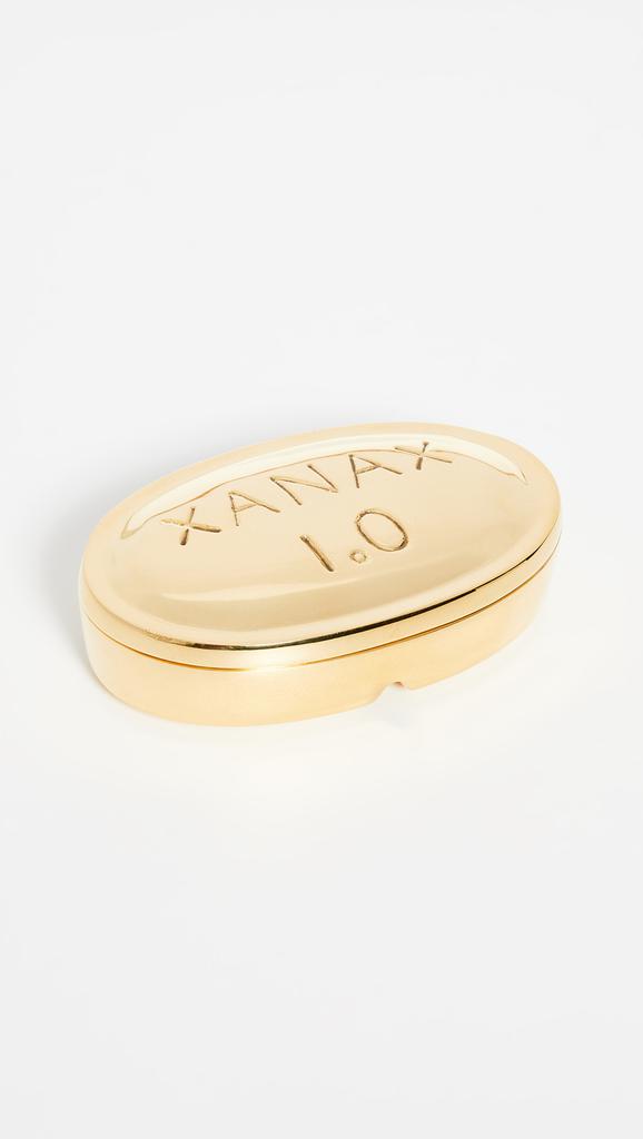 Jonathan Adler Brass Pill Box