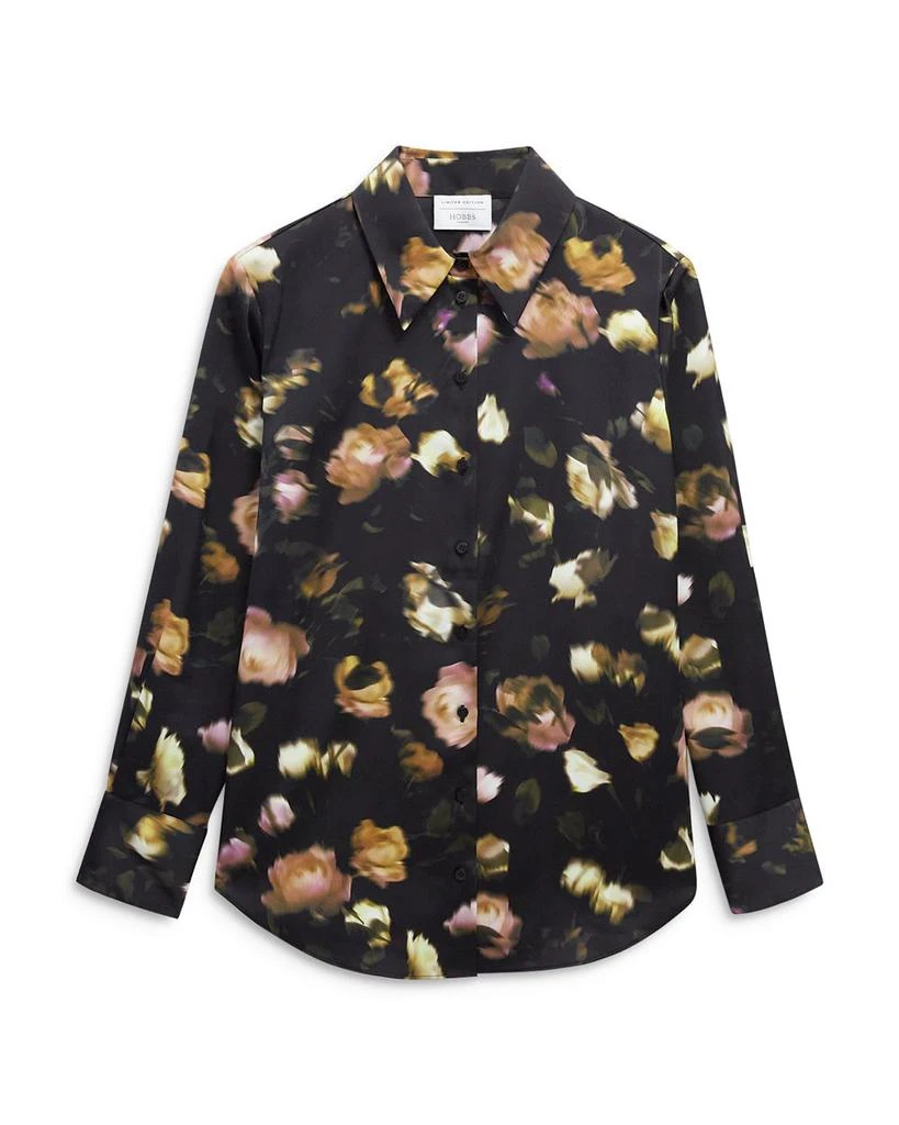 HOBBS LONDON Eden Blurry Print Blouse 7