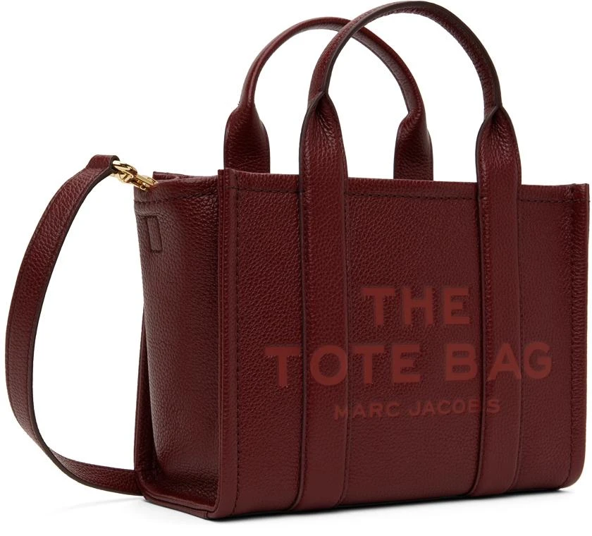 Marc Jacobs Burgundy 'The Leather Small' Tote 2