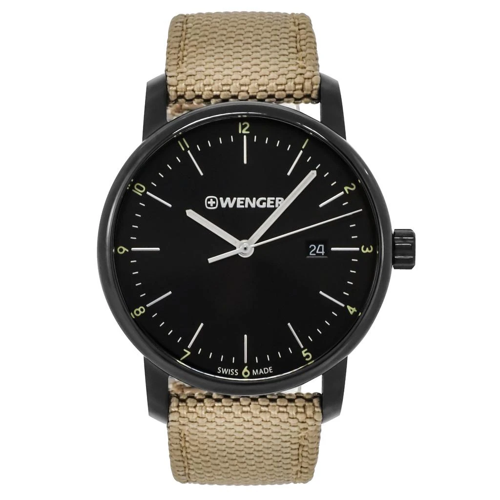Wenger WENGER SWISS ARMY Men's Urban Classic 42mm Black Dial Watch 01.1741.138 1