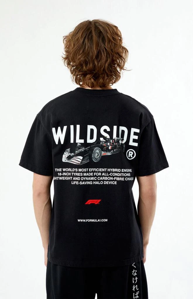 Formula 1 x Wildside Yohji Yamamoto x PacSun Black Legacy T-Shirt 1