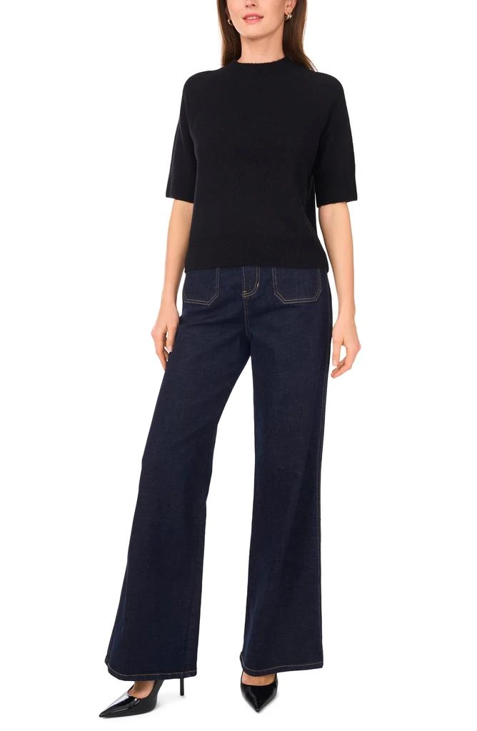 Vince Camuto Crewneck Short Sleeve Sweater 3