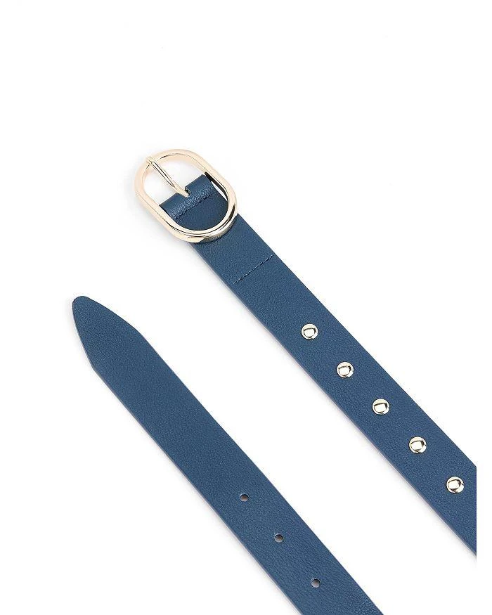 Ettika Jewelry Women's Boyfriend Stud Blue Leather Belt 3