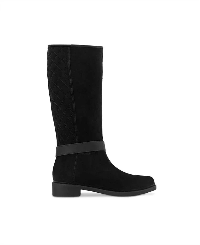 ULAN Waterproof Tall Riding Boots In Black 2