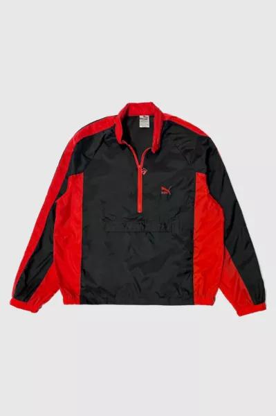 Puma Vintage 1980’s Puma Contrast Panel 1/4 Zip Pull Over Jacket