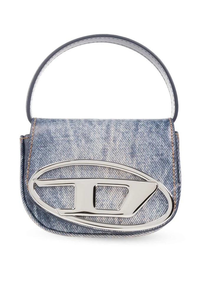 Diesel Diesel 1 Dr Loho Plaque Denim Mini Tote Bag 1