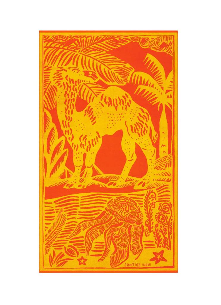 INOUI EDITIONS Beach Towel  Draps De Plage 100 Dufy Dromadaire