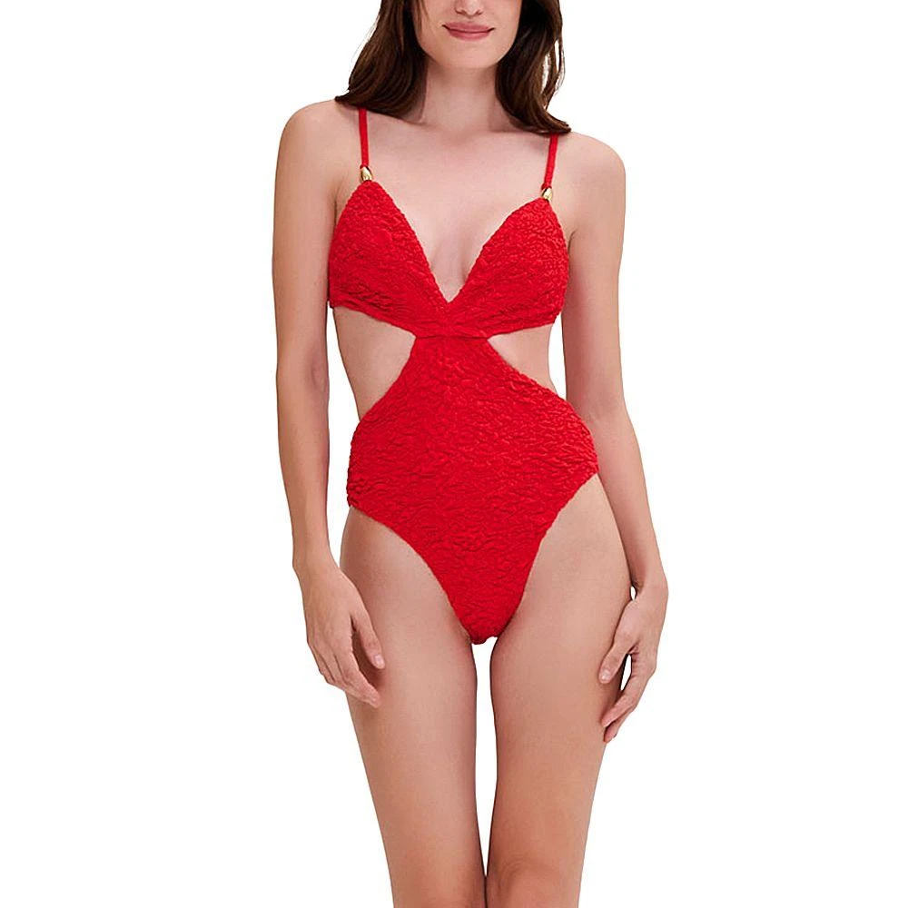 PatBO Papillon Jacquard Butterfly One Piece Swimsuit 4