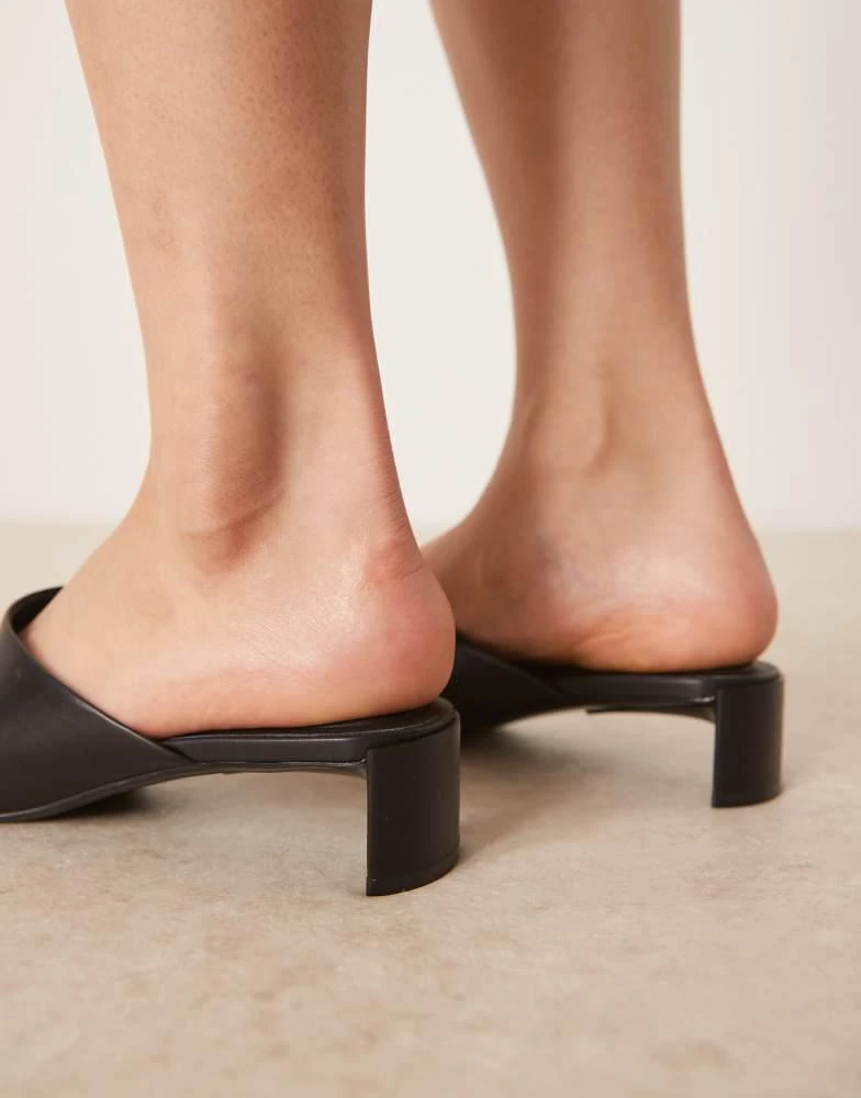 Calvin Klein Calvin Klein kitten heel mules in black 3