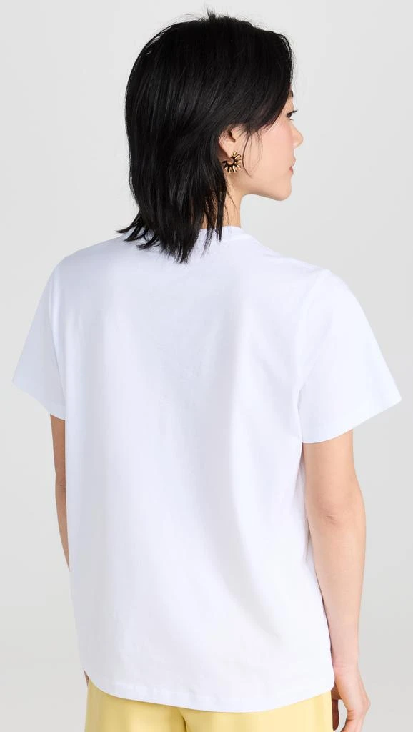 Ganni Basic Jersey Peach Relaxed Tee 2
