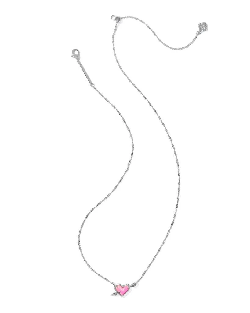 Kendra Scott Kendra Scott - Women
s Ari Heart Arrow Silver Short Pendant Necklace 3