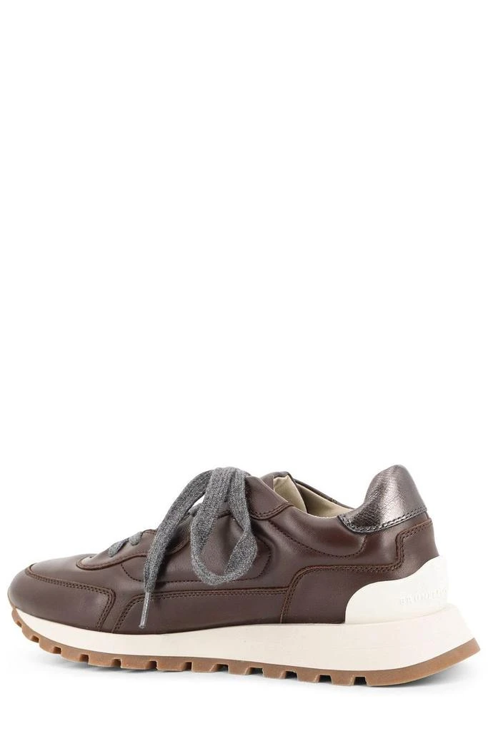Brunello Cucinelli Brunello Cucinelli Round Toe Low-Top Sneakers 3