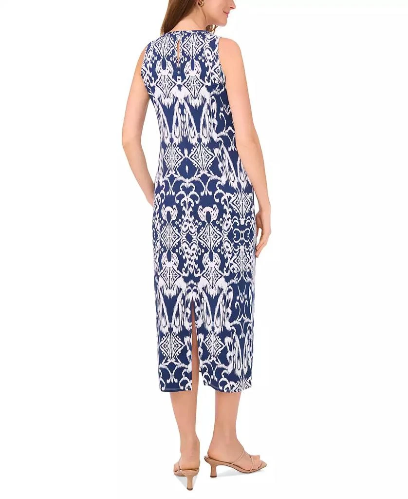 MSK Petite Printed Keyhole-Back Sleeveless Maxi Dress 5