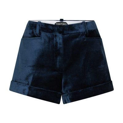 Tom Ford Slubbed velvet shorts 1