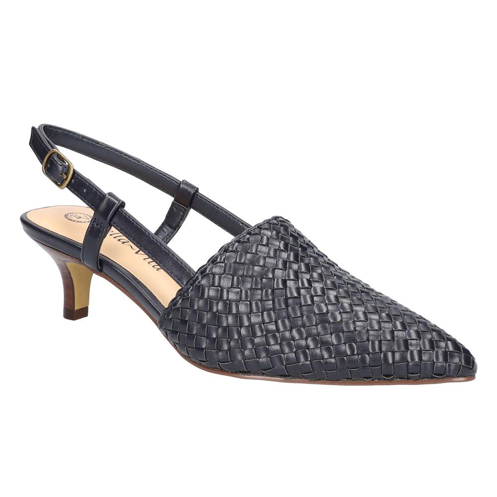 Bella Vita Kaisley Kitten Heel Pointed Toe Pumps