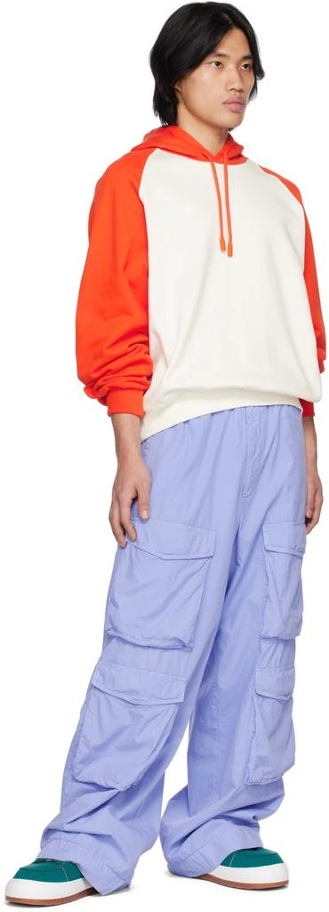 SUNNEI White & Orange Raglan Hoodie 4