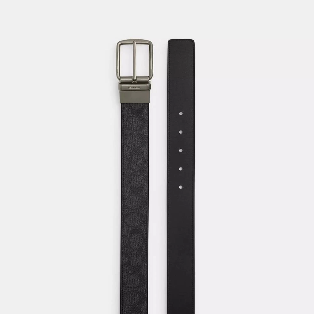 Coach Boxed Card Case And Belt Gift Set In Signature Canvas 3