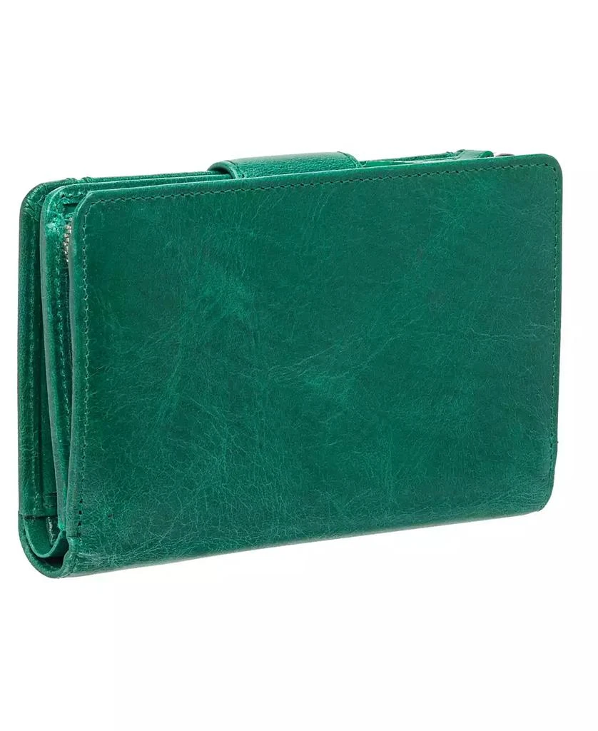 Mancini Leather Goods South Beach RFID Secure Mini Clutch Wallet 3