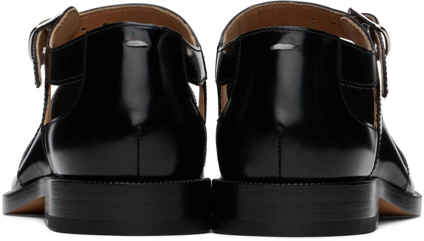 MAISON MARGIELA Black Tabi Leather Sandals 2