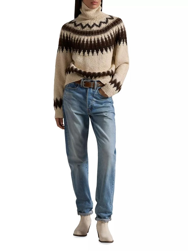 Ralph Lauren Fair Isle-Inspired Wool-Blend Turtleneck Sweater 2
