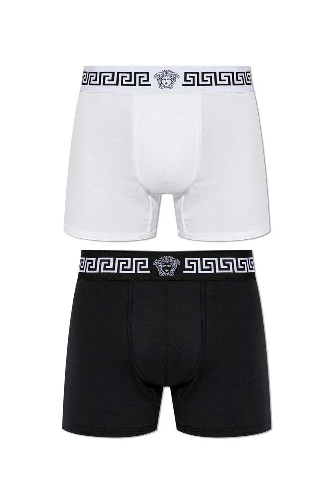 Versace Versace Greca Two-Pack Boxer Briefs