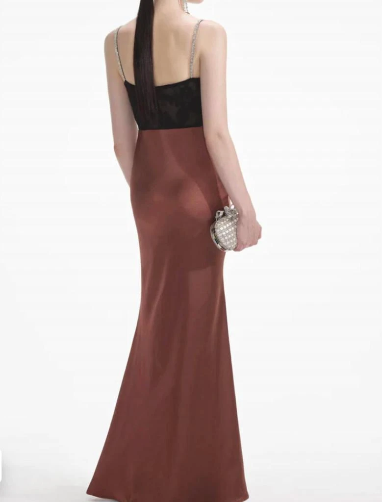 Self Portrait Self-Portrait - Satin Diamante Dress 3