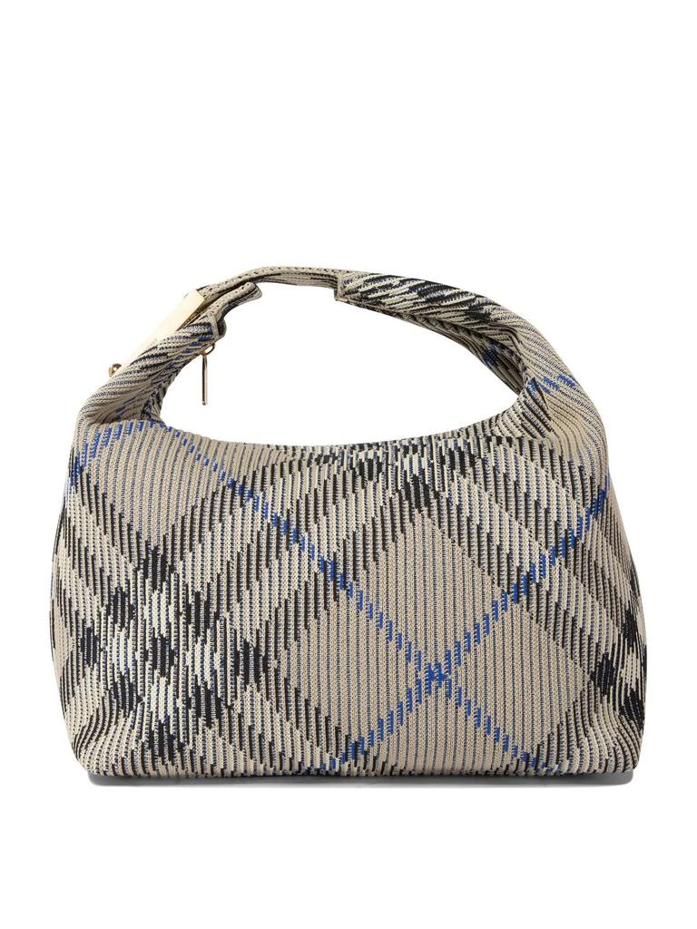 Burberry Checked Zipped Medium Tote Bag
