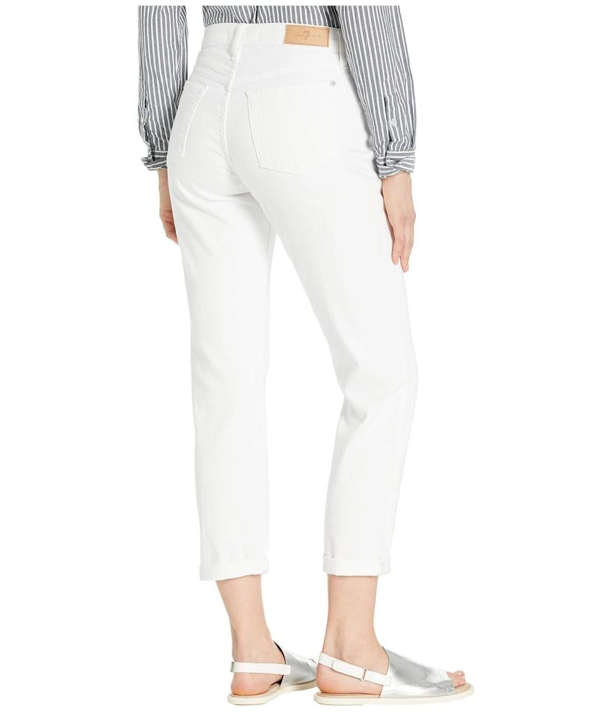 7 For All Mankind Josefina in Broken Twill White 3