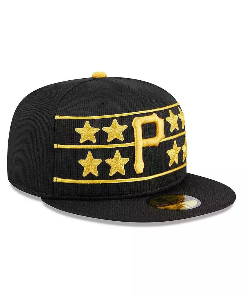 New Era Men's Black Pittsburgh Pirates 2024 Batting Practice 59FIFTY Fitted Hat 2