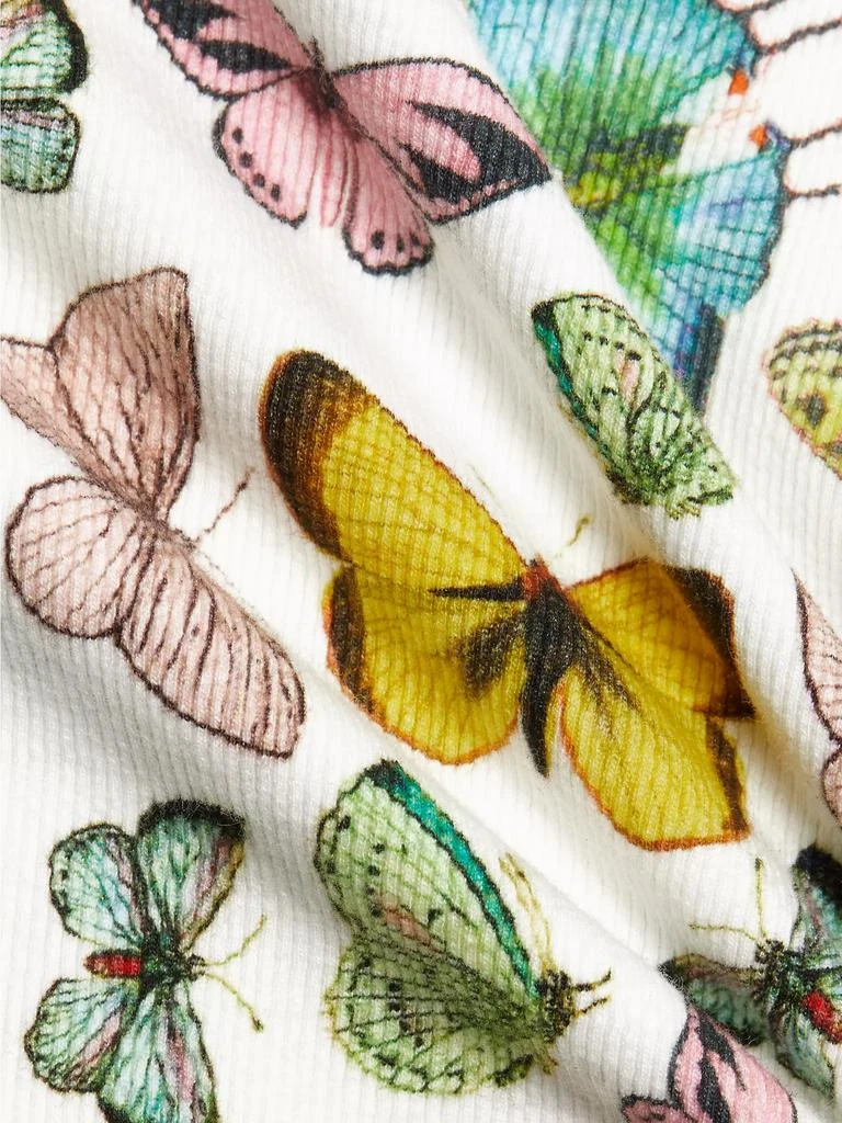 Alice + Olivia Allen Butterfly Rib-Knit Tank 7