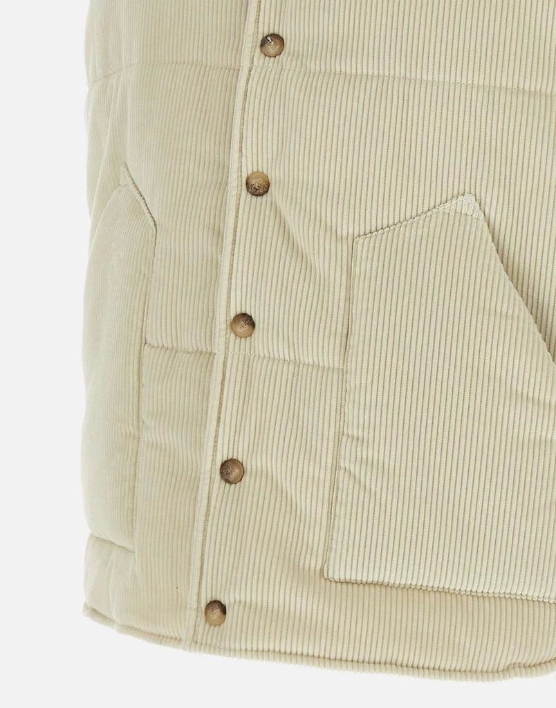 GRAN SASSO Corduroy  trim gilet 5