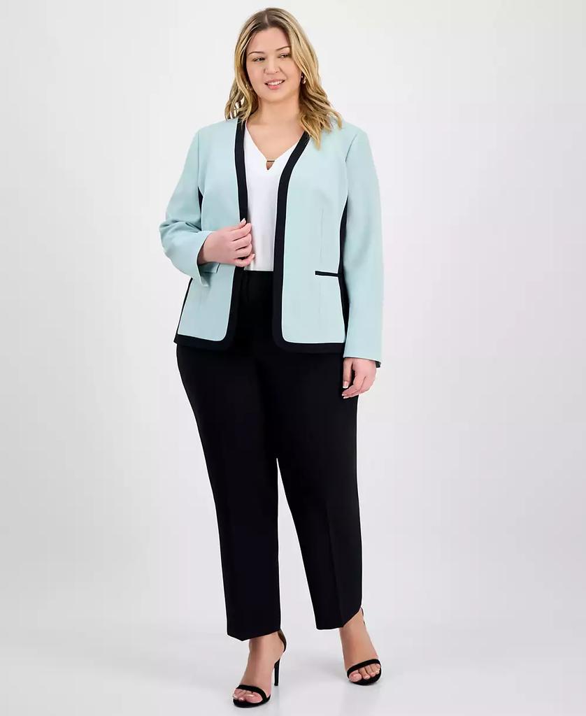 Kasper Plus Size Open-Front Jacket