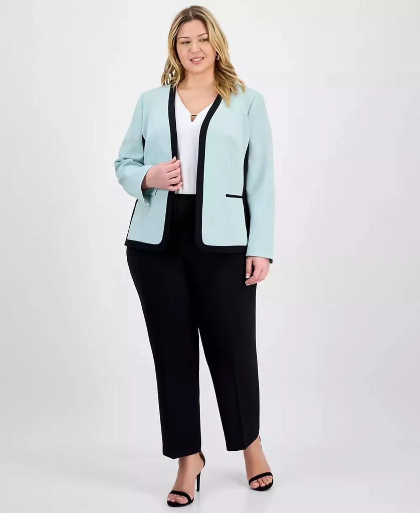 Kasper Plus Size Open-Front Jacket 2