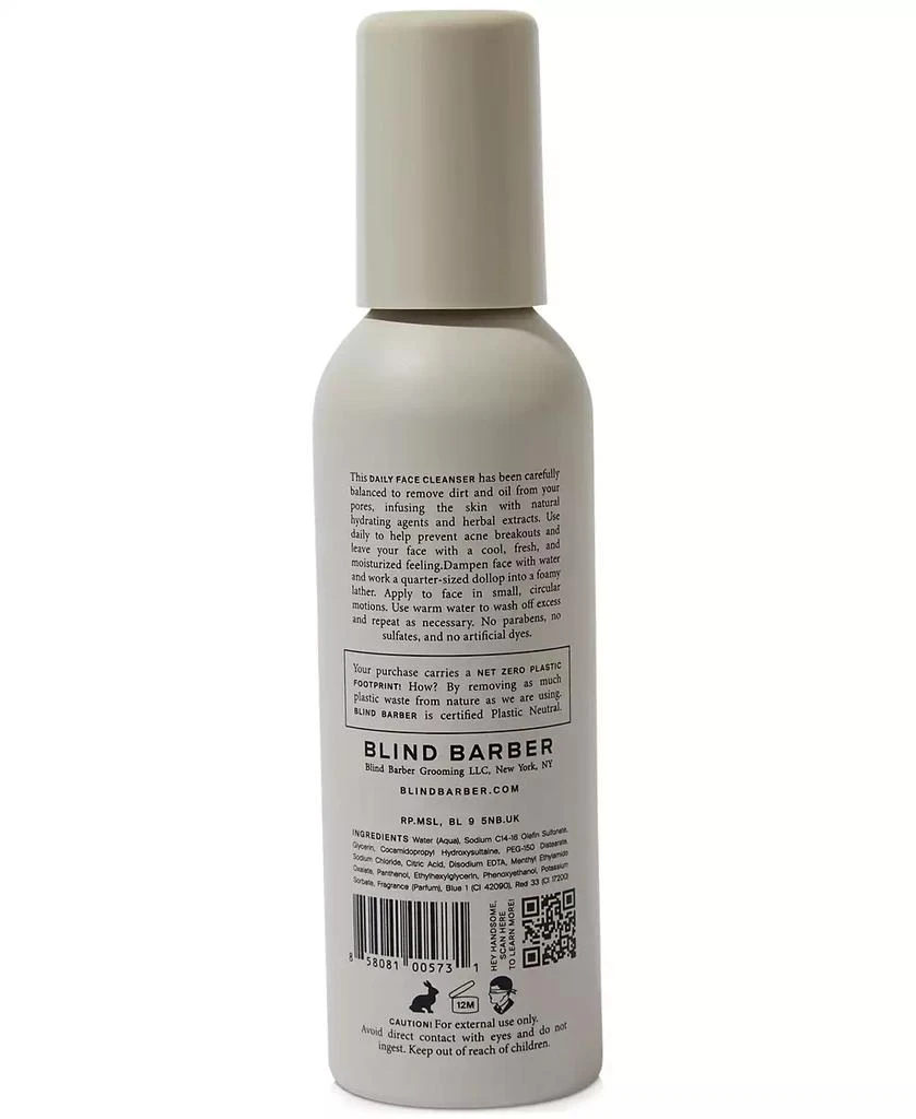 Blind Barber Watermint Gin Daily Face Cleanser, 5-oz. 3