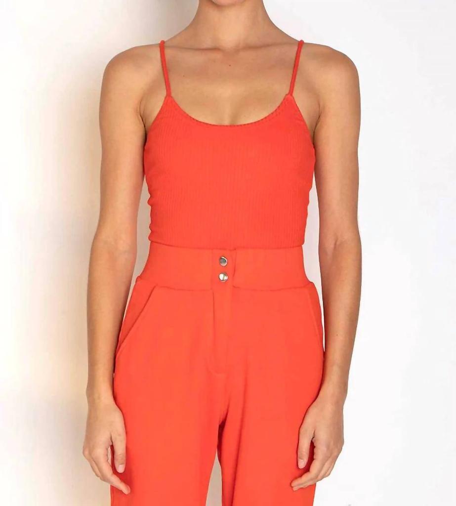 The Range Alloy Rib Rope Tank In Fuego