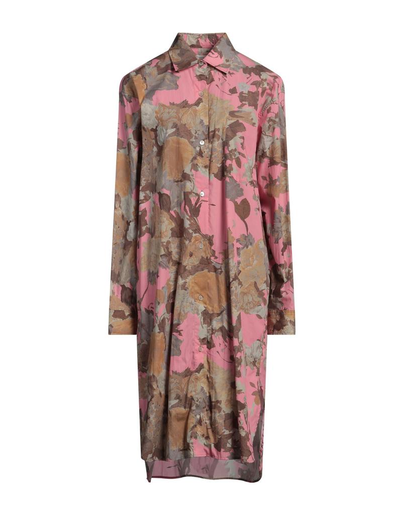 ワンピース DRIES VAN NOTEN DRESS WITH BELT AND KHAKI GREEN PRINT Dries Van Noten Dress with belt and khaki green print
