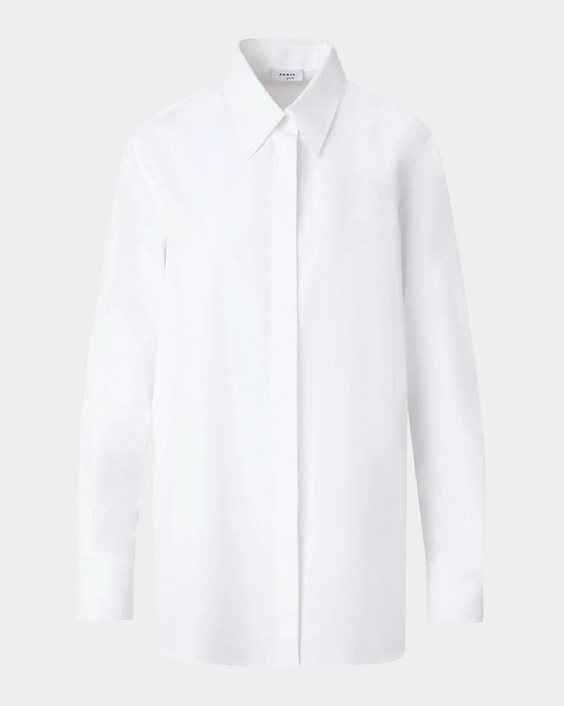Akris Tunic Cotton Poplin Blouse 1