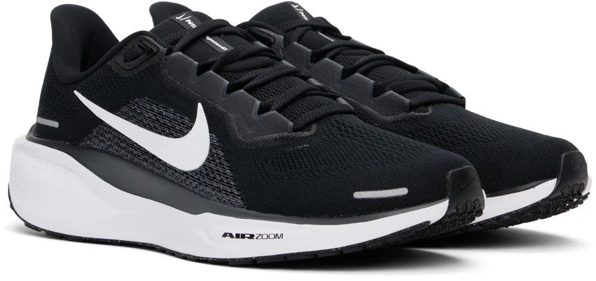 NIKE Black & White Air Zoom Pegasus 41 Sneakers 4