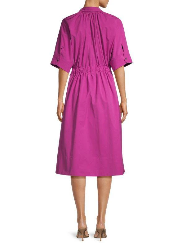 Natori Floral Midi Shirt Dress 2