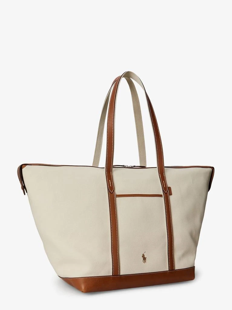 Ralph Lauren Canvas travel bag with leather profiles 3