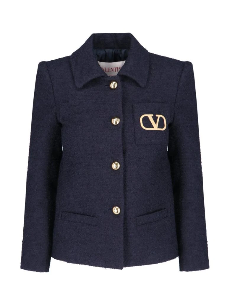 Quilted Nylon VLogo Jacket