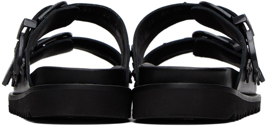 Toga Pulla SSENSE Exclusive Black Buckle Sandals