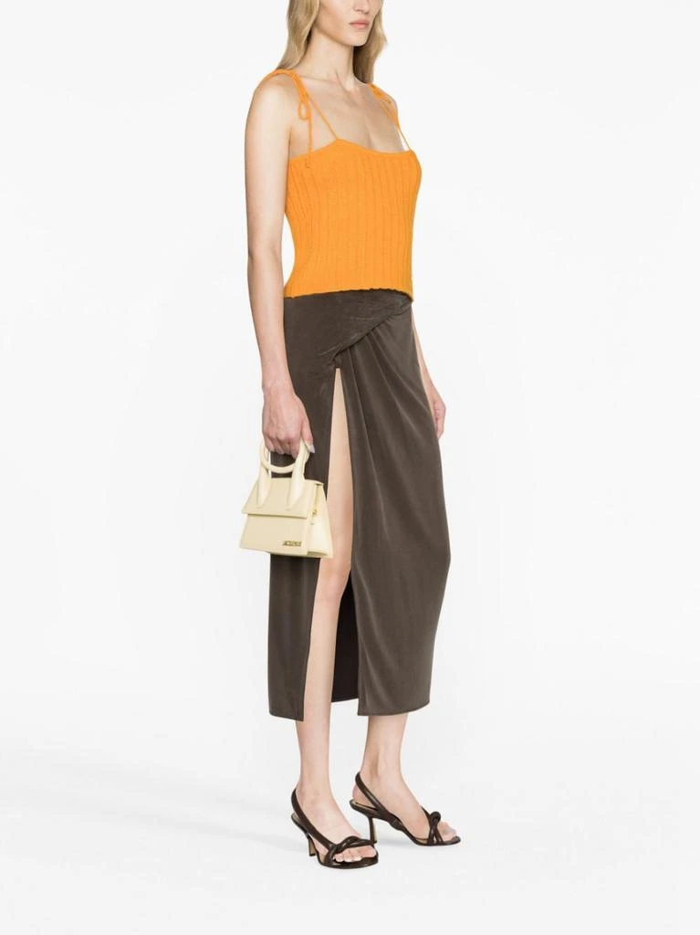 Jacquemus JACQUEMUS - Le Chiquito Noeud Leather Handbag 4